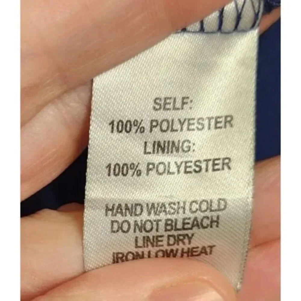 Lulu's Heavenly Hues Navy Blue Maxi Dress - size large - Picture 7 of 8